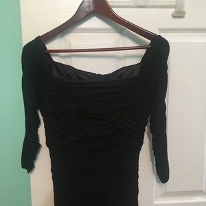 Black Dress with Rouging